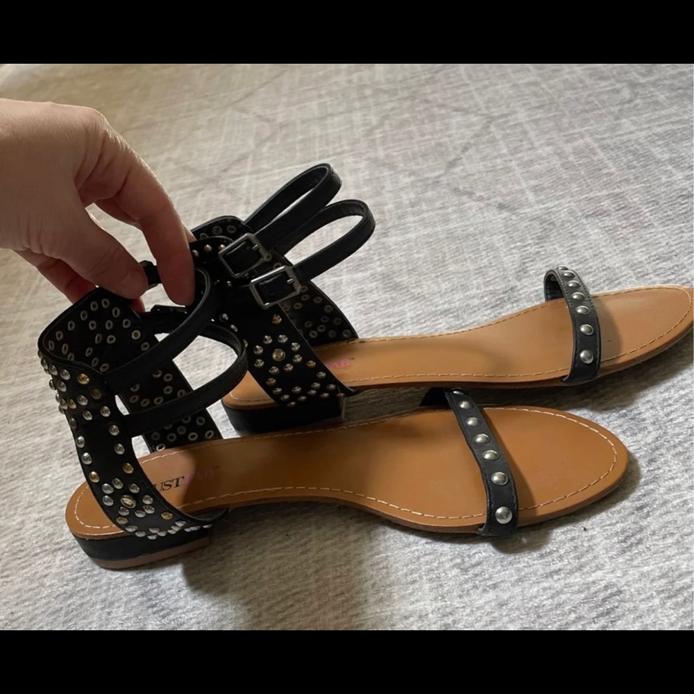 JustFab studded sandals